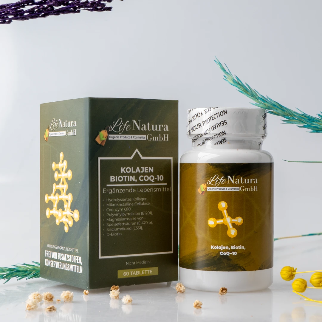 Kollagen, Biotin, CoQ-10